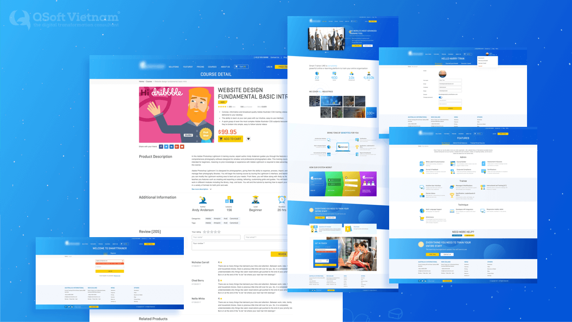 Developing a Comprehensive Corporate E-Learning Management System | Vietnam-Based Tech Team Ramp-Up